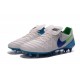 Nuovo Scarpe da Calcetto Nike Tiempo Legend 6 FG Uomo Bianco Blu