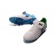 Nuovo Scarpe da Calcetto Nike Tiempo Legend 6 FG Uomo Bianco Blu