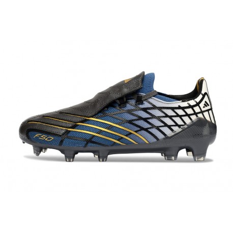 Scarpa Adidas F50 Spider Elite FG Nero Blu Oro