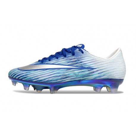 Nike Zoom Mercurial Vapor 17 Elite Terreni Duri FG Blu Argento