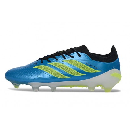 Scarpa da Calcio adidas Predator Elite FG Blu Neon Lime