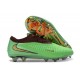 Scarpe da calcio Nike Phantom 6 Low Elite FG Verde Oro