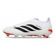 adidas Nuovo Scarpe Predator Laceless Elite FG Bianco Nero Rosso