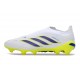 adidas Nuovo Scarpe Predator Laceless Elite FG Bianco Blu Giallo