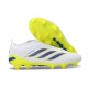 adidas Nuovo Scarpe Predator Laceless Elite FG Bianco Blu Giallo
