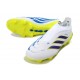 adidas Nuovo Scarpe Predator Laceless Elite FG Bianco Blu Giallo