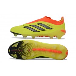 adidas Nuovo Scarpe Predator Laceless Elite FG Giallo Nero