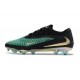 Scarpe da calcio Nike Phantom 6 Low Elite FG Verde Nero Oro