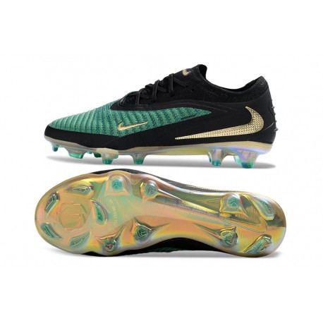 Scarpe da calcio Nike Phantom 6 Low Elite FG Verde Nero Oro