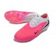 Scarpe da calcio Nike Phantom 6 Low Elite FG Rosa Bianco Nero