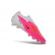 Scarpe da calcio Nike Phantom 6 Low Elite FG Rosa Bianco Nero