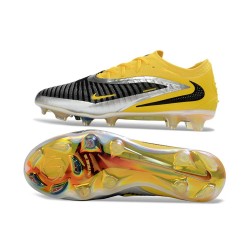 Scarpe da calcio Nike Phantom 6 Low Elite FG Giallo Nero Argento