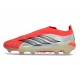 adidas Nuovo Scarpe Predator Laceless Elite FG Bianco Rosso Nero