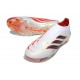 Scarpa da Calcio adidas Predator 26 LL Elite FG Bianco Nero Rosso