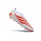 Scarpa da Calcio adidas Predator 26 LL Elite FG Bianco Nero Rosso