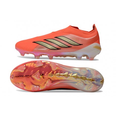 adidas Predator 26 LL Elite FG Solar Turbo Thermal Chrome Nero Core