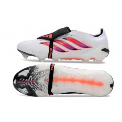 Adidas Predator Elite Foldover Tongue FG Bianco Rosso Nero