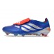 Scarpe da Calcio Adidas Predator Elite Tongue FG Blu Argento Rosso