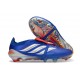 Scarpe da Calcio Adidas Predator Elite Tongue FG Blu Argento Rosso