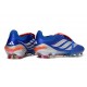 Scarpe da Calcio Adidas Predator Elite Tongue FG Blu Argento Rosso