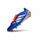 Scarpe da Calcio Adidas Predator Elite Tongue FG Blu Argento Rosso