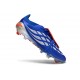 Scarpe da Calcio Adidas Predator Elite Tongue FG Blu Argento Rosso