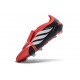 Scarpe da Calcio Adidas Predator Elite Tongue FG Rosso Bianco Nero