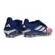 Scarpe da Calcio Adidas Predator Elite Tongue FG Rosa Blu Argento