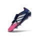 Scarpe da Calcio Adidas Predator Elite Tongue FG Rosa Blu Argento