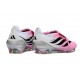 Scarpe da Calcio Adidas Predator Elite Tongue FG Rosa Nero Bianco