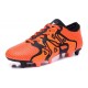 Scarpe da Calcetto 2016 Uomo adidas X 15+ Primeknit FG/AG Arancio Nero