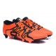 Scarpe da Calcetto 2016 Uomo adidas X 15+ Primeknit FG/AG Arancio Nero