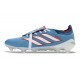 Scarpe da Calcio Adidas Predator Elite Tongue FG Blu Bianco