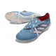 Scarpe da Calcio Adidas Predator Elite Tongue FG Blu Bianco