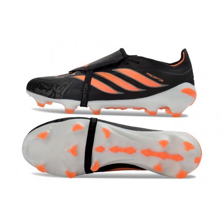 Scarpe da Calcio Adidas Predator Elite Tongue FG Nero Arancio