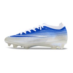 Nike Air Zoom Mercurial Vapor 17 Elite FG Blu Bianco