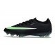Nike Air Zoom Mercurial Vapor 17 Elite FG Nero Illusion Verde