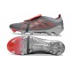 Scarpe da Calcio Adidas Predator Elite Tongue FG Grigio Rosso