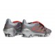 Scarpe da Calcio Adidas Predator Elite Tongue FG Grigio Rosso