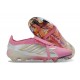 Scarpe da Calcio Adidas Predator Elite Tongue FG Rosa Bianco