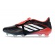 Scarpe da Calcio Adidas Predator Elite Tongue FG Nero Bianco Rosso