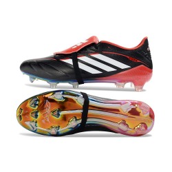 Scarpe da Calcio Adidas Predator Elite Tongue FG Nero Bianco Rosso