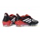 Scarpe da Calcio Adidas Predator Elite Tongue FG Nero Bianco Rosso