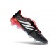 Scarpe da Calcio Adidas Predator Elite Tongue FG Nero Bianco Rosso