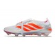 Scarpe da Calcio Adidas Predator Elite Tongue FG Bianco Rosso