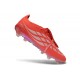 Scarpe da Calcio Adidas Predator Elite Tongue FG Rosso Argento