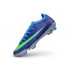 Nike Air Zoom Mercurial Vapor 17 Elite FG Uomo Blu Verde