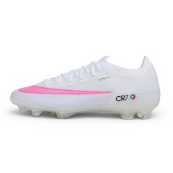 Nike Air Zoom Mercurial Vapor 17 Elite FG CR7 Bianco Rosa