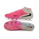 Zapatillas de Fútbol Nike Phantom 6 High Elite FG Rosa Blanco