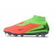 Zapatillas de Fútbol Nike Phantom 6 High Elite FG Hot Punch Nero Verde Strike